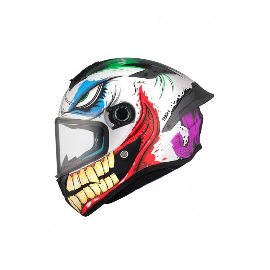 MT Targo S Joker Motorcycle Helmet at JTS Biker Clothing